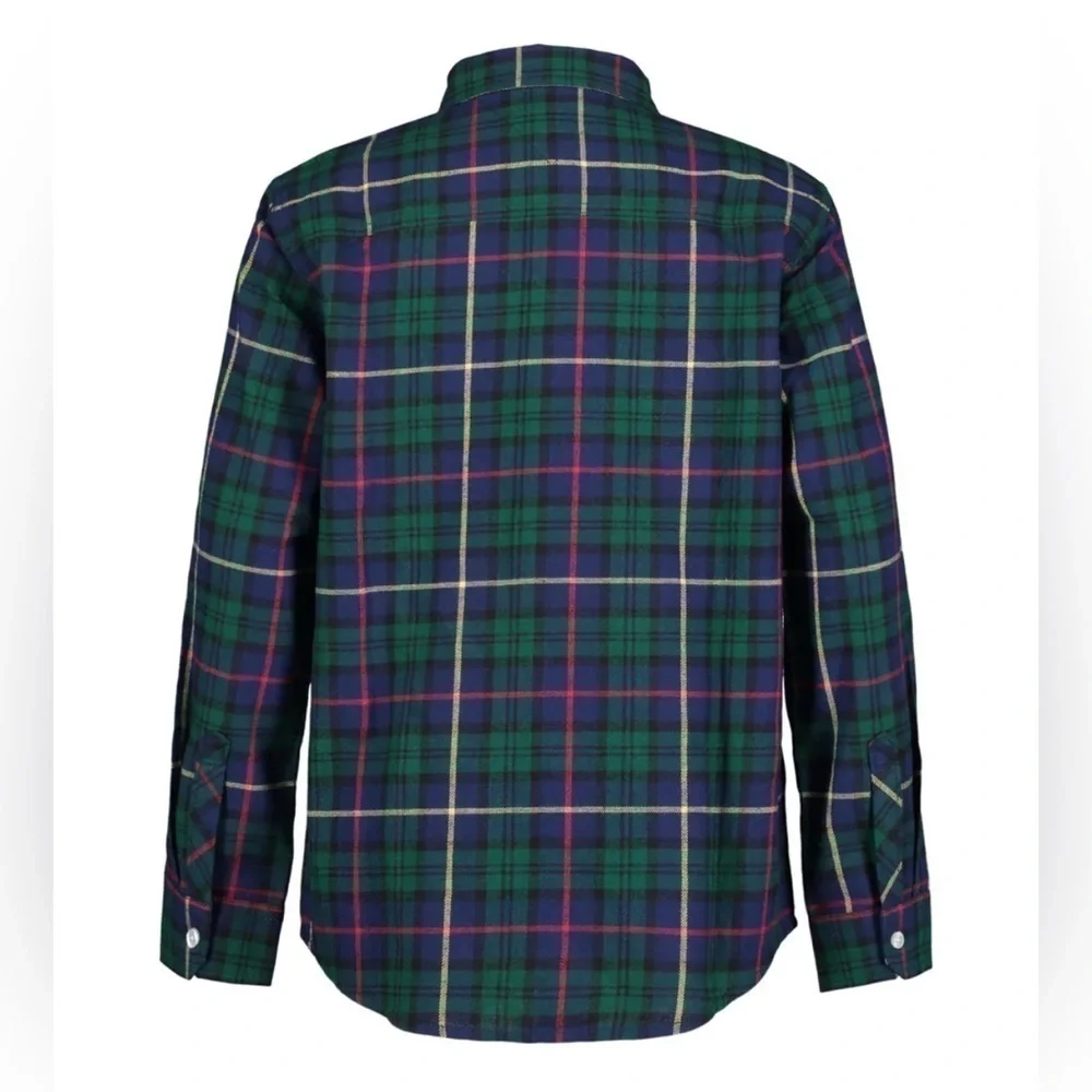 Tommy Hilfiger | Boys Blue Green &‎ Red Button Down Shirt